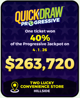 Quick Draw 40% Jackpot Winner!