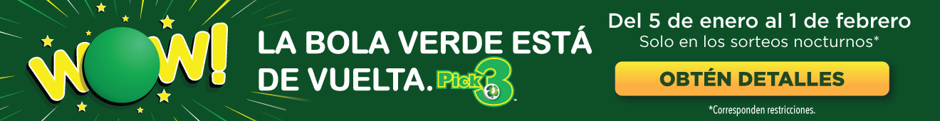 Pick 3 Green Ball - Get details